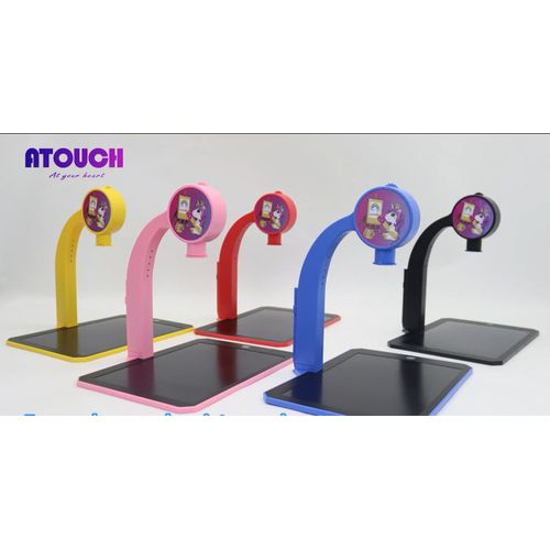 Atouch Writing Drawing Digital Tablet For Kids 2-4 Years, Learn How To Write, Draw And Trace - Multi Color