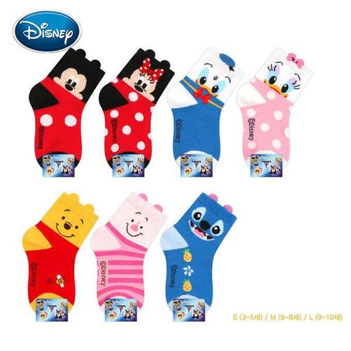Cartoon Mickey Socks Disney Cotton Anime Minnie Kid Animal