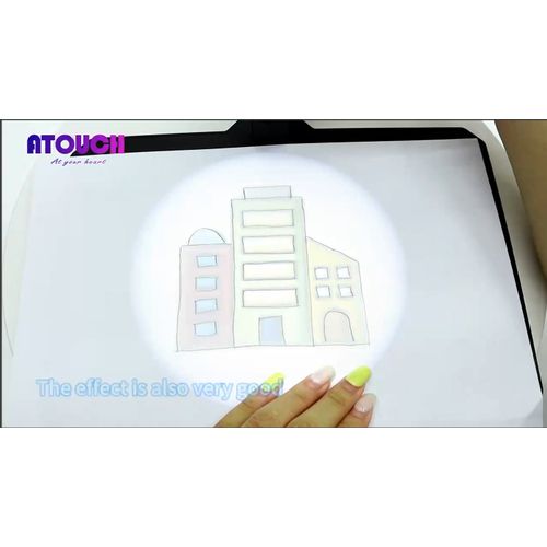 Atouch Writing Drawing Digital Tablet For Kids 2-4 Years, Learn How To Write, Draw And Trace - Multi Color