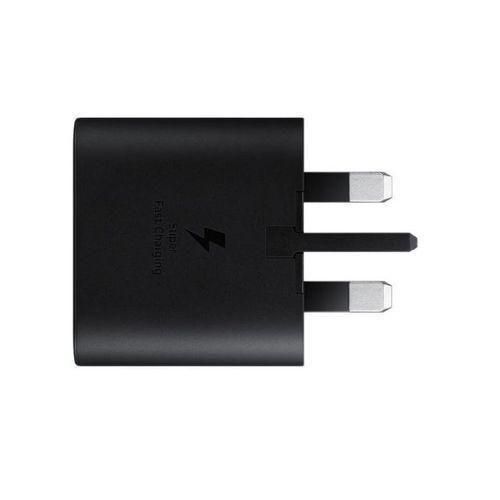 Samsung  USB-C 25W PD Adapter Mobile Phone Fast Charger (3 Pin)-Black/White