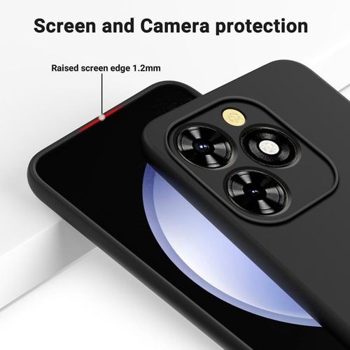 Tecno Pop 8 Luxury Soft Rubber Liquid Silicone Skin Touch Feel Cover Case Blue