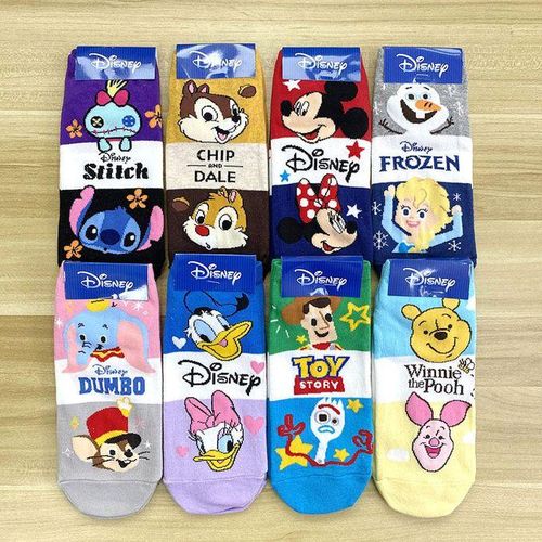 Mickey Mouse Pig Disney Duck Donald Cartoon Judy Pige Socks