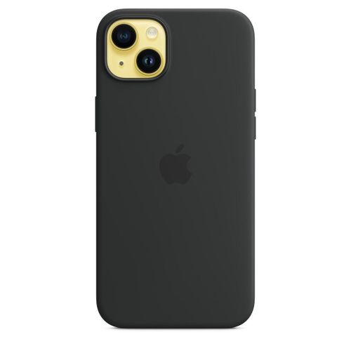 Apple iPhone 14 Plus Silicone Case with MagSafe Phone Case Phone Cover  Ocean Black