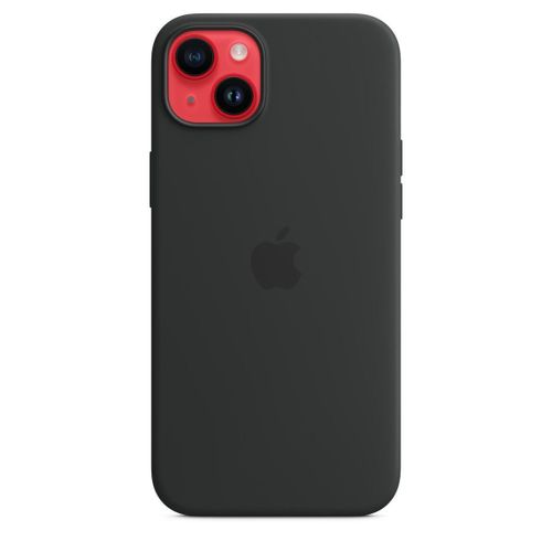 Apple iPhone 14 Plus Silicone Case with MagSafe Phone Case Phone Cover  Ocean Black
