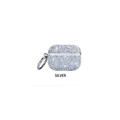 AirPods Pro Litchi Texture Earphone Protective Case-Silver
