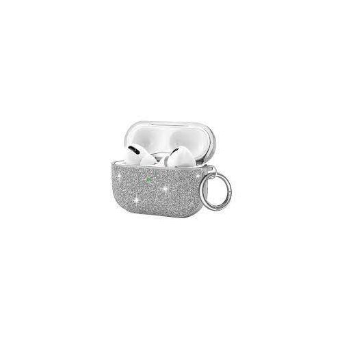 AirPods Pro Litchi Texture Earphone Protective Case-Silver