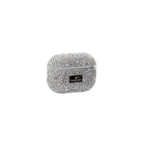 AirPods Pro Litchi Texture Earphone Protective Case-Silver