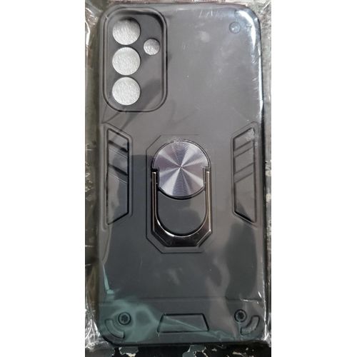 Samsung Galaxy A15 Case, Dual Layer Case Cover With Ring Holder Stand-Black