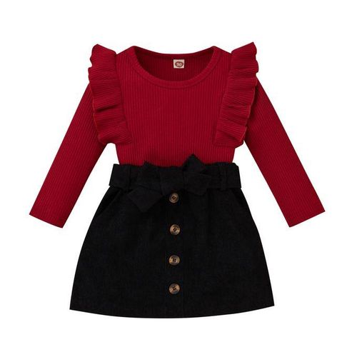 Fashion Newborn Toddler Infant Baby Clothes Set Long Sleeve Costume