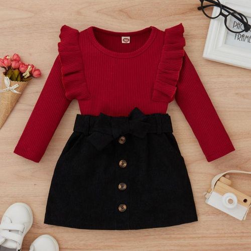 Fashion Newborn Toddler Infant Baby Clothes Set Long Sleeve Costume