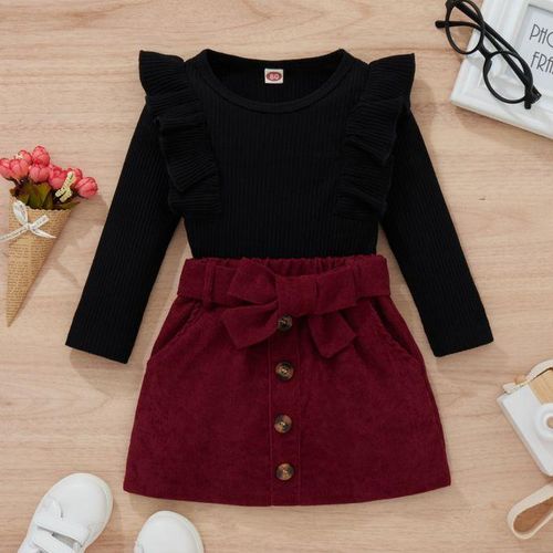 Fashion Newborn Toddler Infant Baby Clothes Set Long Sleeve Costume