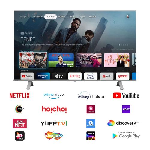 Toshiba 108cm(43 inches)4K Ultra HD Smart LED Digital TV,Dobly Vision & Atoms,HDR 10+,REGZA Power Audio - Black