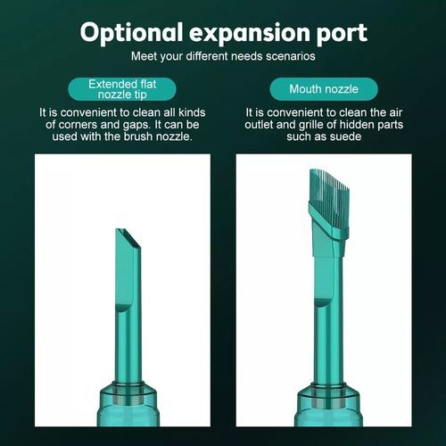Handheld Cyclone Suction Cordless Vacuum Cleaner - Green