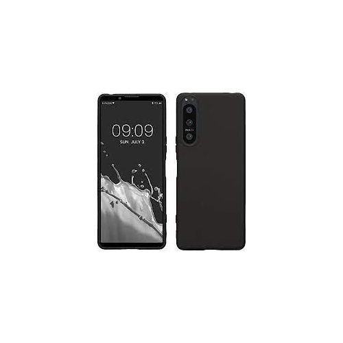 Sony Xperia PRO-I ,10 IV, 1 IV, Ace III, 5 IV, 10 V, 1 V, 5 V Case, Scratch Resistant Soft TPU Back Cover Shockproof Silicone Gel Rubber Bumper Anti-Fingerprints Full-Body Protective Case Cover -Black