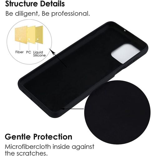 Sony Xperia PRO-I ,10 IV, 1 IV, Ace III, 5 IV, 10 V, 1 V, 5 V Case, Scratch Resistant Soft TPU Back Cover Shockproof Silicone Gel Rubber Bumper Anti-Fingerprints Full-Body Protective Case Cover -Black
