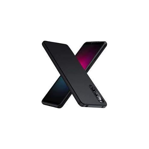 Sony Xperia PRO-I ,10 IV, 1 IV, Ace III, 5 IV, 10 V, 1 V, 5 V Case, Scratch Resistant Soft TPU Back Cover Shockproof Silicone Gel Rubber Bumper Anti-Fingerprints Full-Body Protective Case Cover -Black