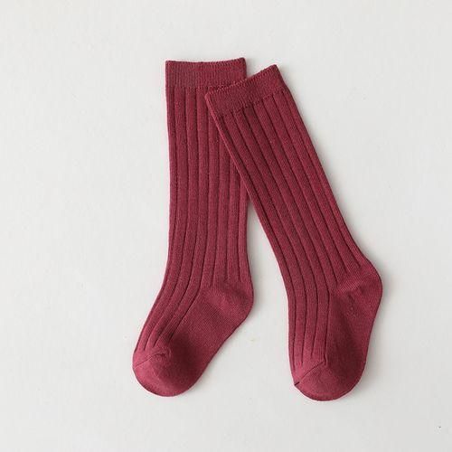 High Knee Baby Colors Girls Boys Long 18 New Solid Socks