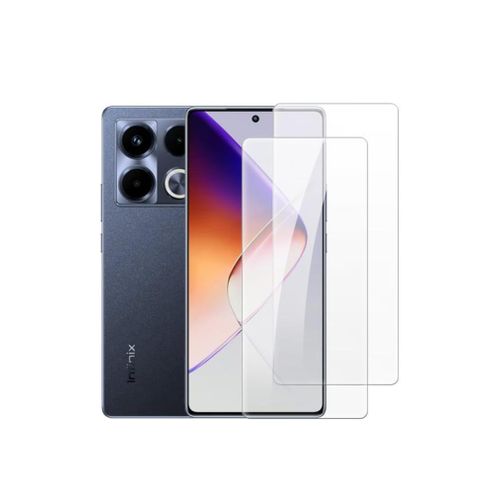 Infinix  Note 40 4G (2 Pieces)Tempered Glass Screen Protectors for infnix Note 40 Ultra Clear HD Protection Film Screen Guard