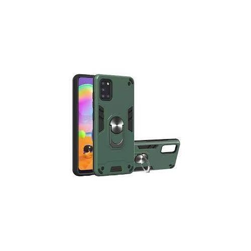 Samsung Galaxy A30, A31, A32, A33, A34, A35 5G Case Military Grade Protective Cases Cover With Ring Car Mount Kickstand- Green