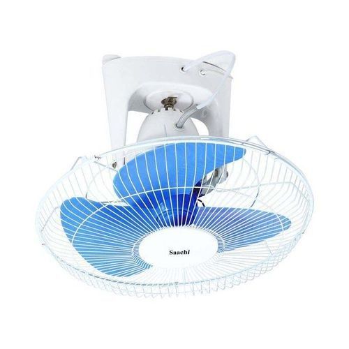 Saachi 16 Inch Orbit Ceiling Fan With 3 Speed Controls & Low Noise - Blue/White(1 YR WRTY)
