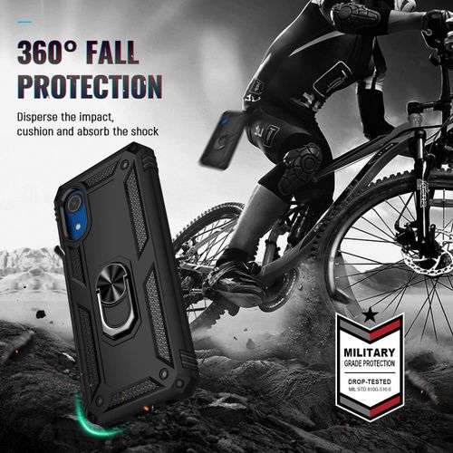 Samsung Galaxy A03, A03s, A03 Core, A04, A04s, A04 Core Case, Military Grade Tough Heavy Armored Protective Phone Case With Magnetic Metal Ring Kickstand Slim Shockproof Duty Armor Cover Case-Black