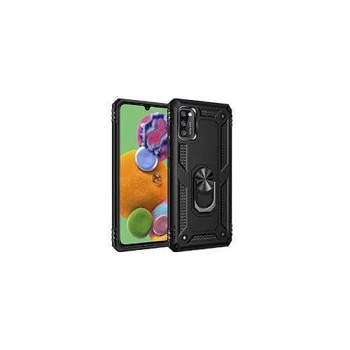 Samsung Galaxy A03, A03s, A03 Core, A04, A04s, A04 Core Case, Military Grade Tough Heavy Armored Protective Phone Case With Magnetic Metal Ring Kickstand Slim Shockproof Duty Armor Cover Case-Black