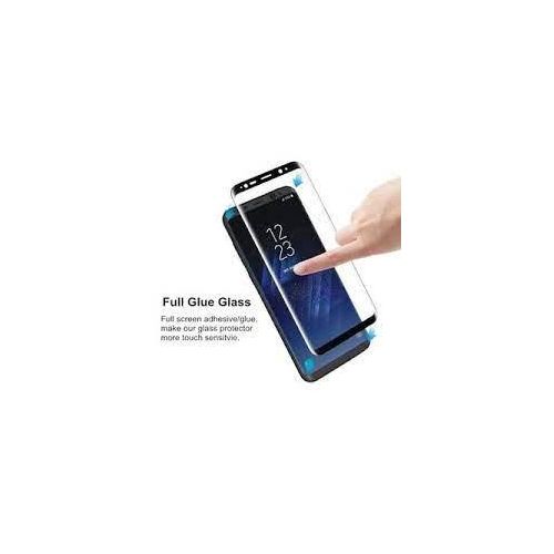 Samsung Galaxy S8, S8 Plus, S9, S9 Plus Full-Glue Tempered Glass/Screen Guard Designed, Featuring Edge To Edge Full Screen Coverage With Easy Installation Kit-Black