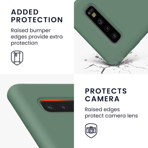 Samsung Galaxy S10e, S10, S10 Plus, S10 5G Silicone Case - Green