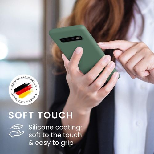 Samsung Galaxy S10e, S10, S10 Plus, S10 5G Silicone Case - Green