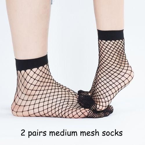 2Pair Baby Socks Mesh Bow Kids Girls Ankle Women Fishnet