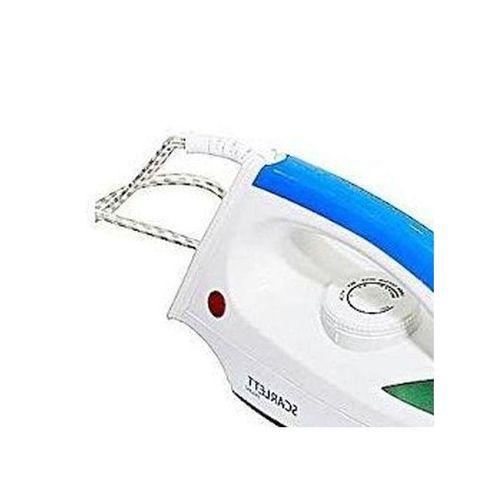 Scarlett  Non Stick Steam Flat Iron - White, Blue