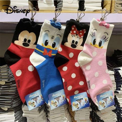 Cartoon Disney Duck Mickey Ladies Donald Tube Socks Socks