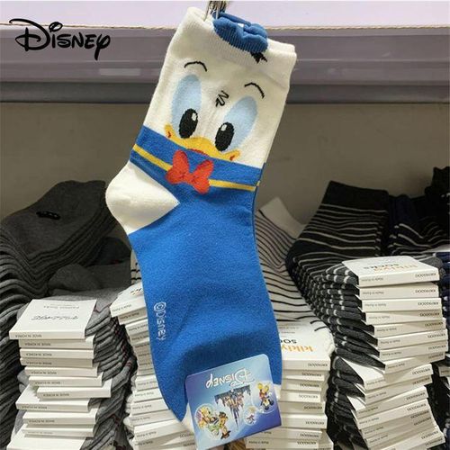 Cartoon Disney Duck Mickey Ladies Donald Tube Socks Socks