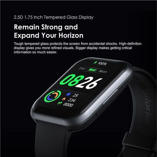 Oraimo Smart Watch 2 Pro OSW - 32 Calling, Quick Reply Sms Smart Watch - Black