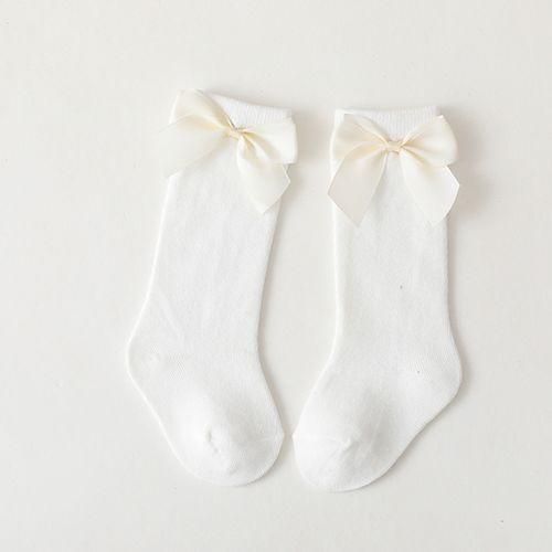 Soft Toddlers High Knee Baby Ruffle Kids Socks Long Girls