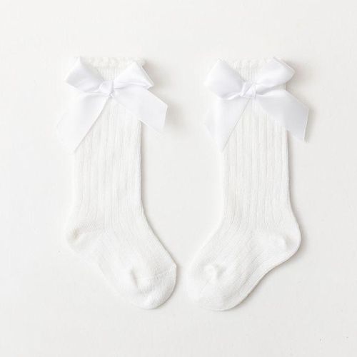 Autumn Big Girls Children's Spring Socks Bow Spanish Kids