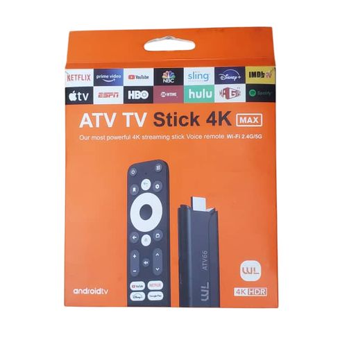 ATV Fire TV Stick 4K MAX, Voice Remote-Black