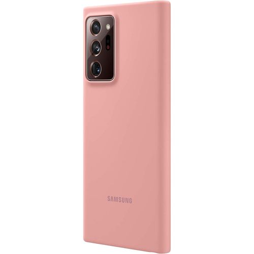 Samsung Galaxy Note 20, Note 20 Ultra Case, Liquid Silicone Gel Rubber Shockproof Case Soft Microfiber Cloth Lining Cushion-Pink