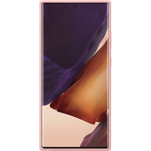 Samsung Galaxy Note 20, Note 20 Ultra Case, Liquid Silicone Gel Rubber Shockproof Case Soft Microfiber Cloth Lining Cushion-Pink