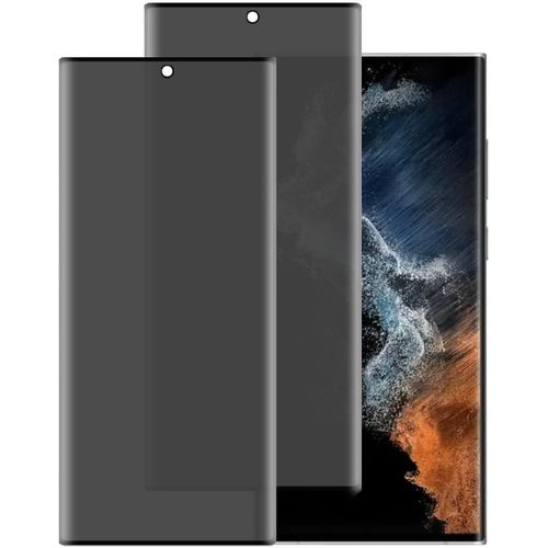 Samsung Galaxy S22 23 Plus Ultra Matte Ceramic Screen Protector Anti Fingerprint Scratch Guard -Black