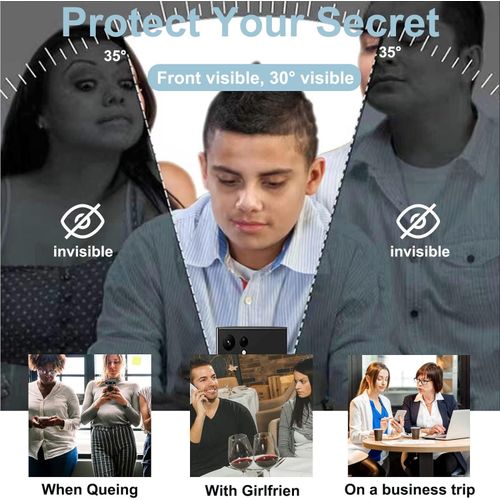 Samsung Galaxy S22 23 Plus Ultra Matte Ceramic Screen Protector Anti Fingerprint Scratch Guard -Black