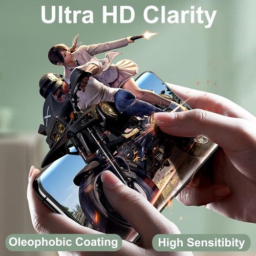 Samsung Galaxy S22 23 Plus Ultra Matte Ceramic Screen Protector Anti Fingerprint Scratch Guard -Black