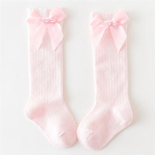 2021 Big Socks Long Bow Soft Girls High Toddlers Knee Kids