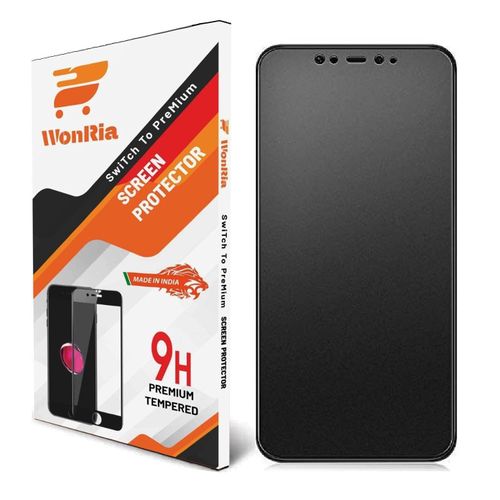 IPhone X, XR, Xs, Xs Max Matte Ceramic Fully Flexible Screen Protector With Edge To Edge Cover-Black