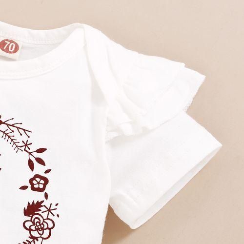 Baby Girl Polka Dot Short Sleeve Short Bodysuit With Headband