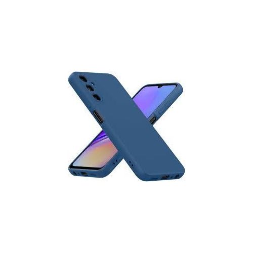Samsung Galaxy A05, A05s Case, Ultra Slim Shockproof Protective Liquid Silicone Phone Case With Soft Anti-Scratch Microfiber Lining Cover-Blue