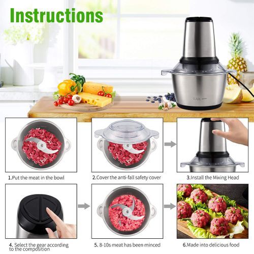 Multifunctional Electric Mincer - Minced Meat/Side Vegetables
