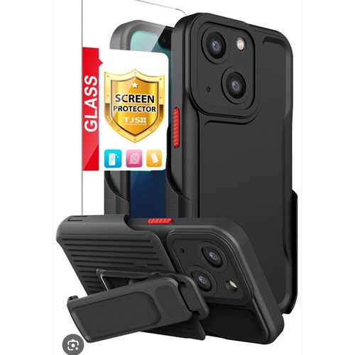 iPhone 15 14 13 12 11 Pro Max Case with Kickstand Belt Clip Holster Cover, iPhone 15 14 13 12 11 Pro Max Phone Case, Heavy Duty 3 Layers Shockproof Full Body Rugged Hybrid Case for iPhone 15 Pro Max 6.7