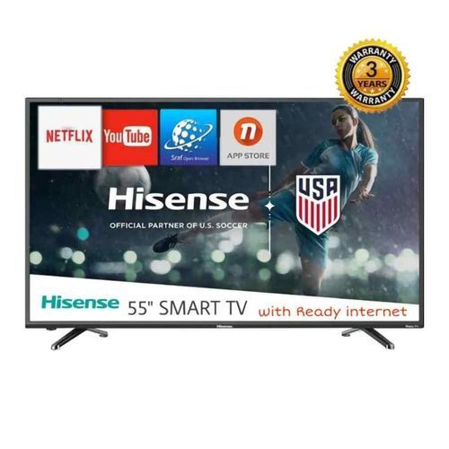 Hisense 55'' 4K Ultra HD Smart TV with Built-in WIFI-1080p Digital -Black