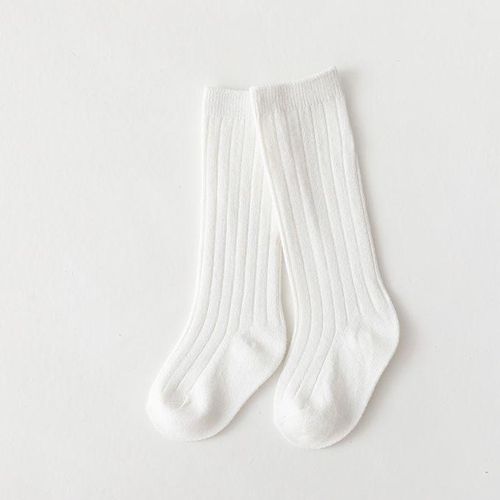 Solid 18 Girls Baby Colors Socks New Long Boys Knee High